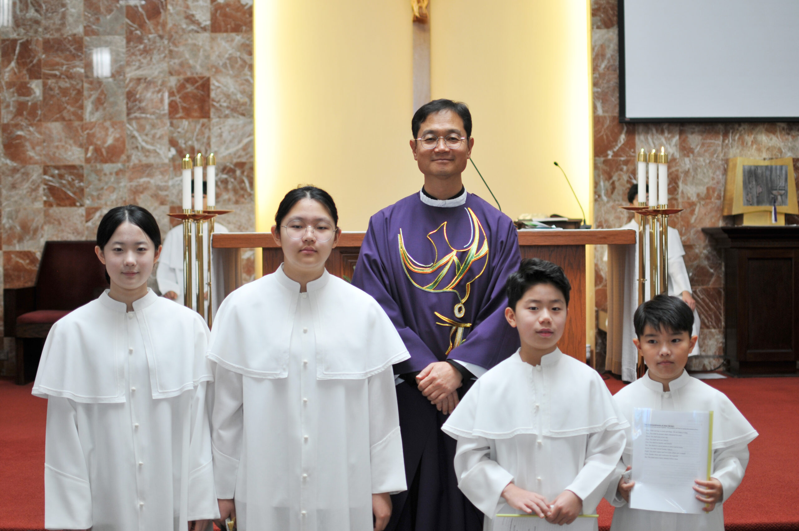 (복사단 Altar Servers) 입단식